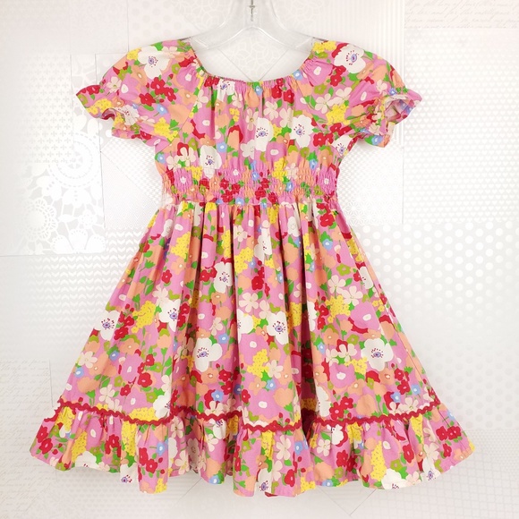 Matilda Jane Other - Matilda Jane | Pink Floral Smocked Dress, sz 6